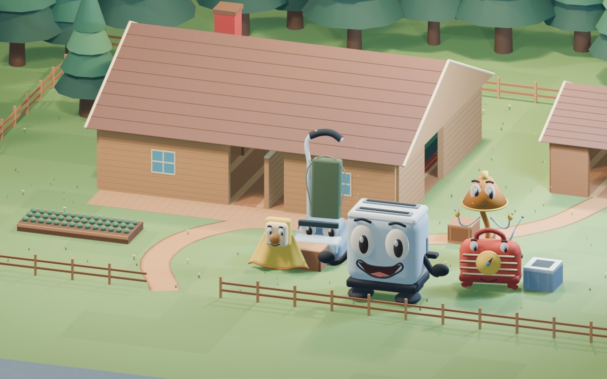 Brave Little Toaster Battle Royale appliance characters cover art