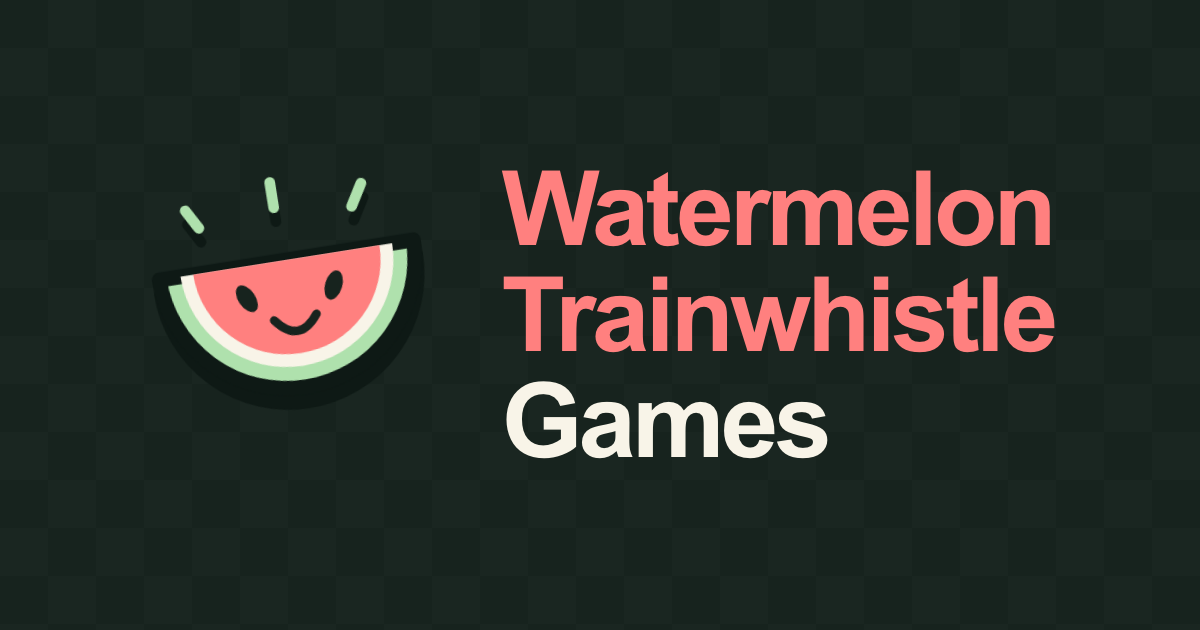 WatermelonTrainwhistle Games studio logo